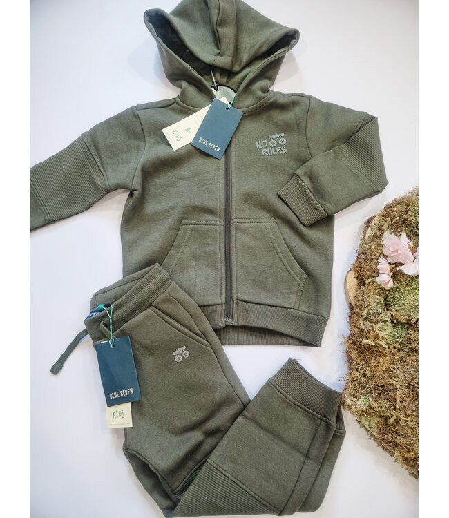 Blue Seven Jog Broek Khaki No Rules