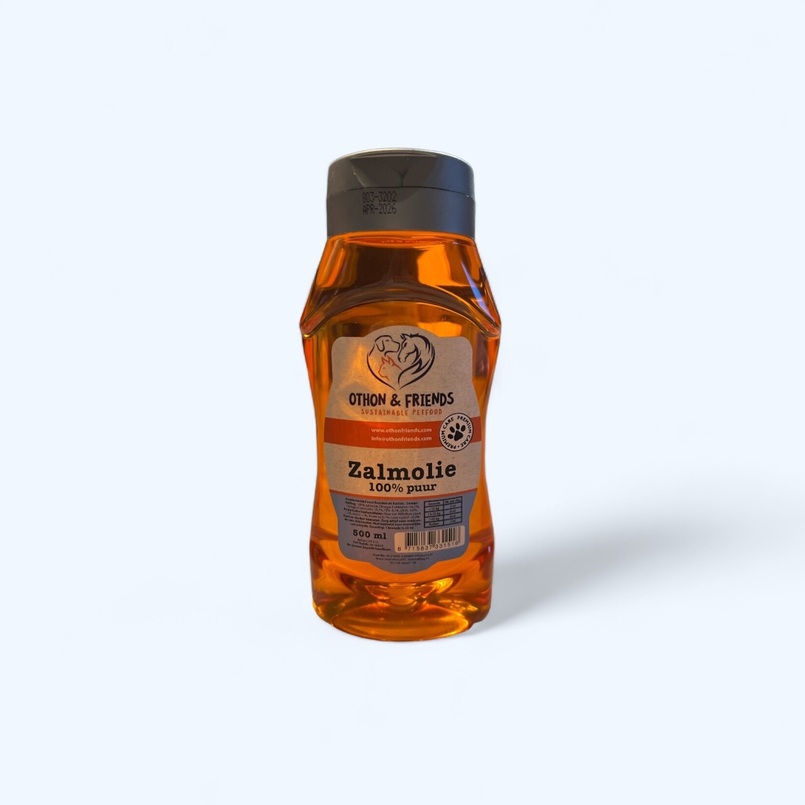 OTHON&FRIENDS 100% pure salmon oil 500ml (Squeeze bottle)