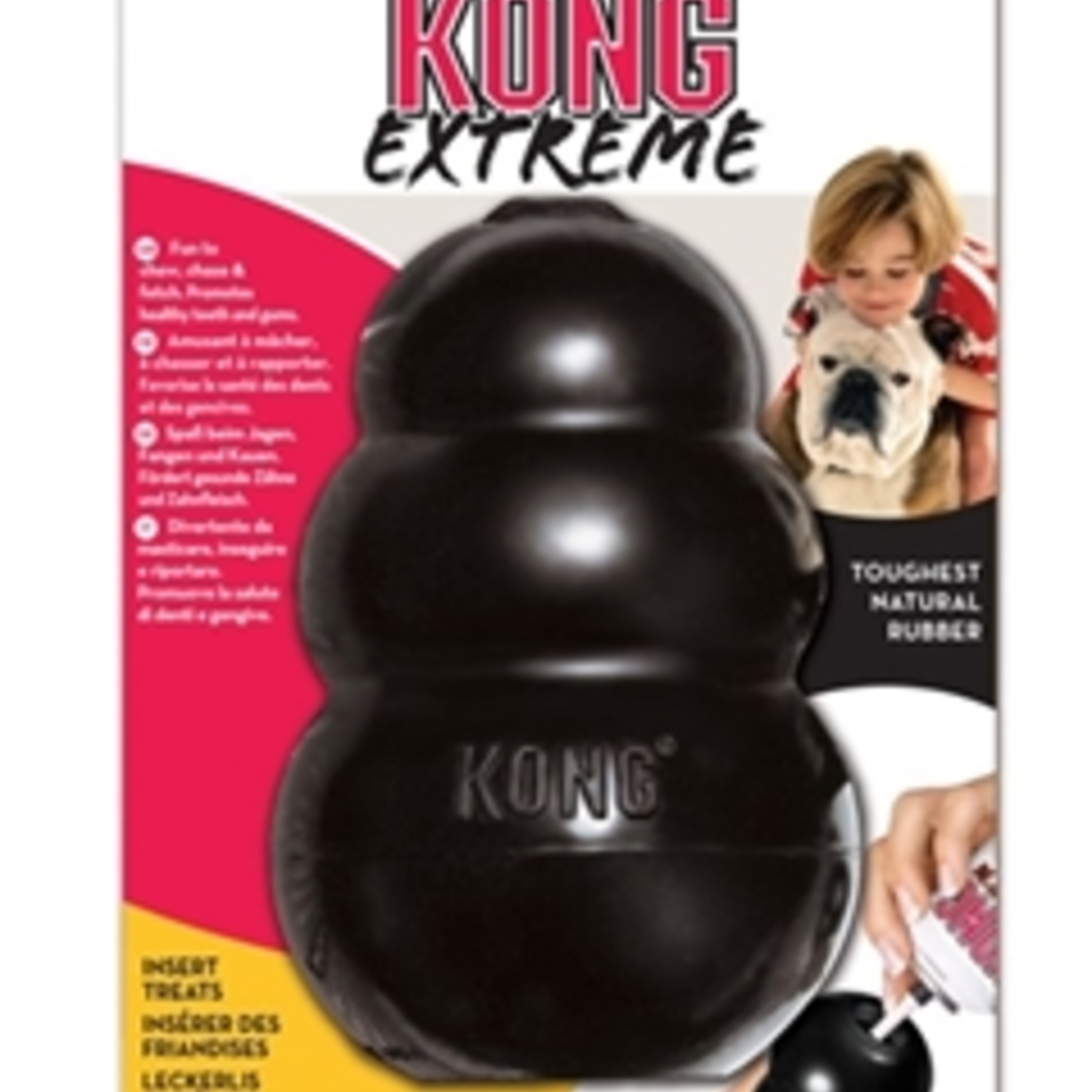 KONG EXTREME ZWART XXL 10X10X15,5CM