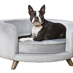 ENCHANTED HONDENMAND SOFA ROSIE GRIJS 68,5X68,5X35,5 CM
