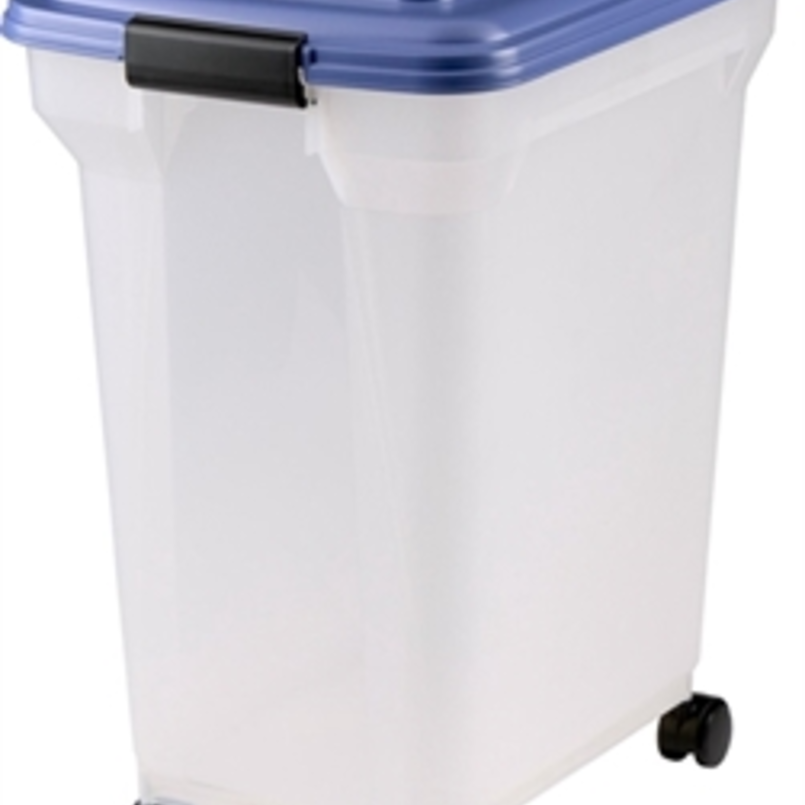 BEWAARCONTAINER LUCHTDICHT TRANSPARANT / BLAUW 45 LTR 46X33,5X50 CM