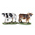 koe en stier set van 2 stuks