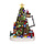 kerstman en kinderen versieren kerstboom inclusief adapter