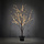 boom met pot bruin klassiek wit 300 LED H120cm