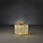 cadeau verlichting goud warm wit 16 LED H15cm