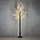 boom bloem frosted met 250 klassiek witte lampjes H 210 cm