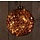 balverlichting antiek goud klassiek warm 15 LED 15cm