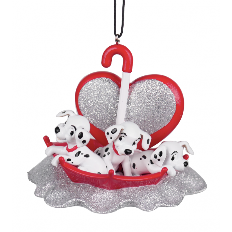 Magazijn Gezond eten Kluisje Disney kerstornament Dalmatiërs puppy's 3D - Uw Kerst Specialist