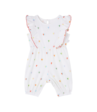 Stella McCartney BABY All-Over Heart Print Jumpsuit