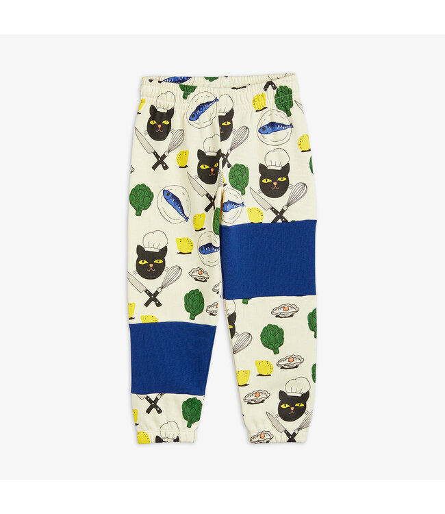 Mini Rodini Chef cat aop sweatpants