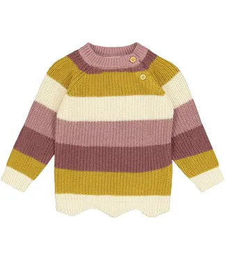 The New Siblings TNSOLLY STRIPED PULLOVER