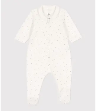 Petit Bateau FLUWELEN PYJAMA MET STERREN