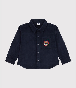 Petit Bateau Stoer rib overhemd.