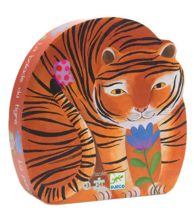 Djeco Tiger's Walk Puzzel 24 pcs