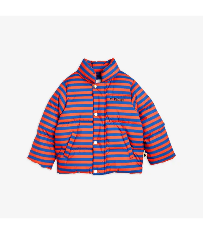 Mini Rodini Stripe aop city puffer jacket