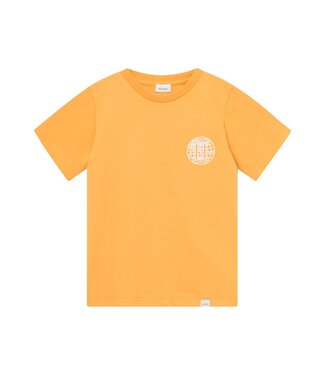 Les Deux Globe T-Shirt Kids Mustard Yellow/Ivory