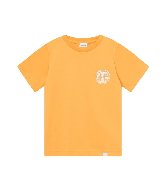 Les Deux Globe T-Shirt Kids Mustard Yellow/Ivory