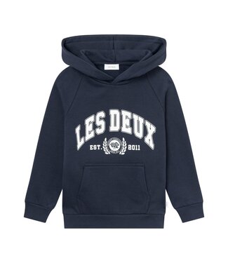 Les Deux University Hoodie Kids Dark Navy