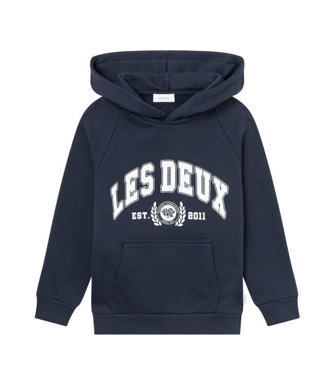 Les Deux University Hoodie Kids Dark Navy