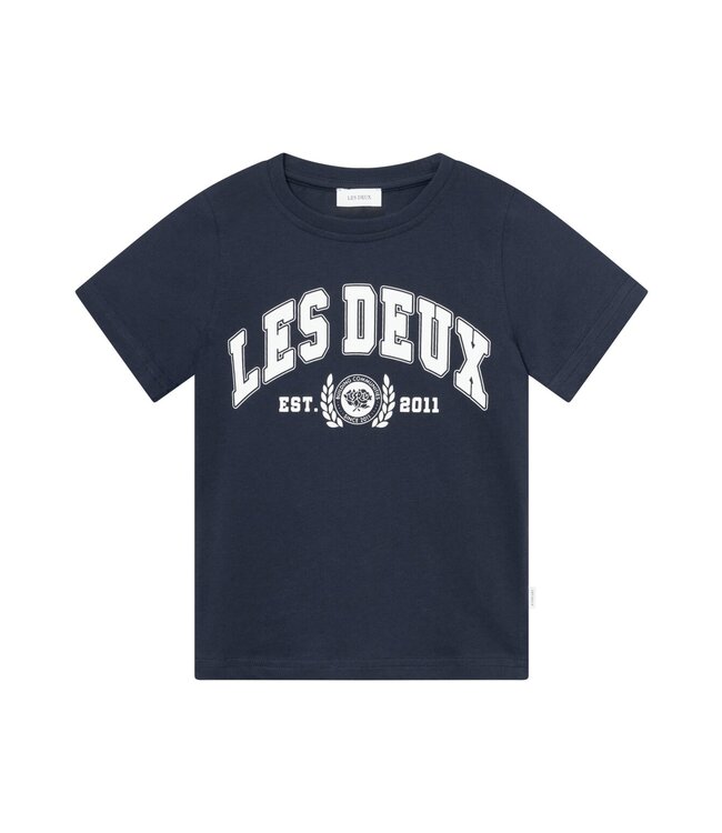Les Deux University T-Shirt Kids Dark Navy