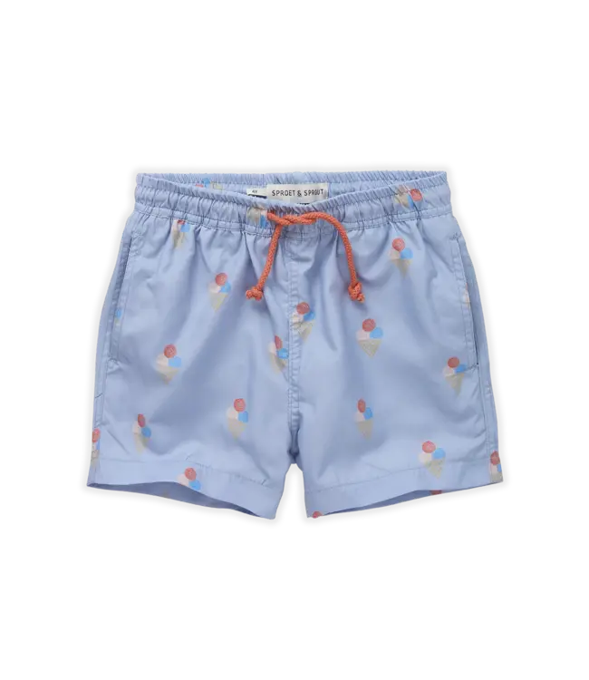 Sproet & Sprout Woven swim short Ice cream print