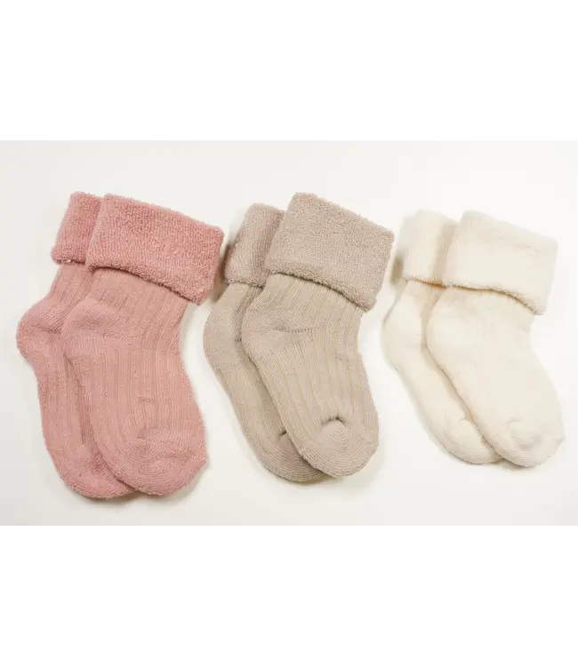 Petite Maison Petite Maison baby girl 3-pack terry socks