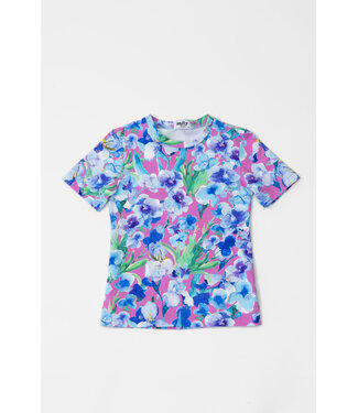 Salty Stitch Flower Short Sleeve