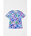 Salty Stitch Flower Short Sleeve