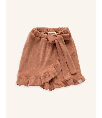 Navy Natural Faye Skirt Bath Terry Cork