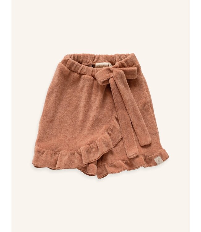 Navy Natural Faye Skirt Bath Terry Cork