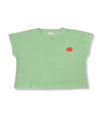 Petit Blush Towel Kiss Tee Quiet Green