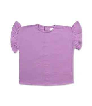 Petit Blush Loua Frill Blouse English Lavender