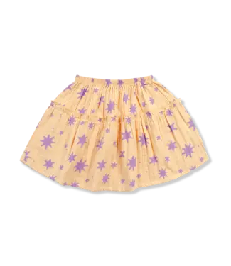 Petit Blush Mini Ruffle Skirt AOP Stars