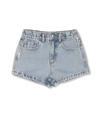 Petit Blush Short Jeans Washed Light Blue