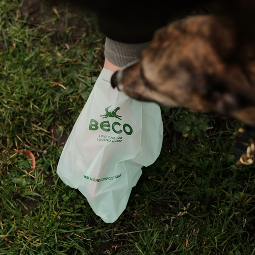 Beco Pets Poop Bags Compostable, mag in de compost bak