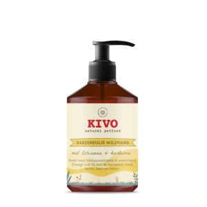 KIVO Sardine olie Wildvang met Echinacea en Kurkuma 500 ml