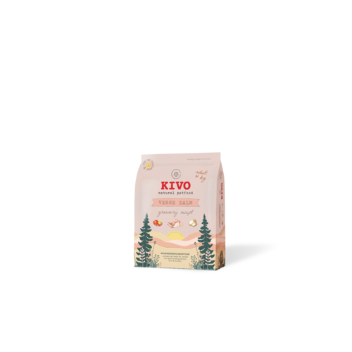 KIVO Verse zalm, koudgeperst glutenvrij en graanvrije brok