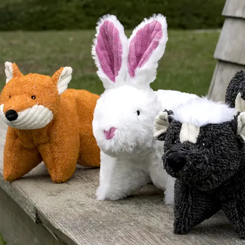 HuggleHounds Squooshie™ Skunk, stevig duurzaam speelgoed