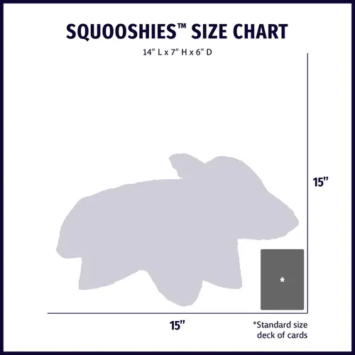 HuggleHounds Squooshie™ Skunk, stevig duurzaam speelgoed