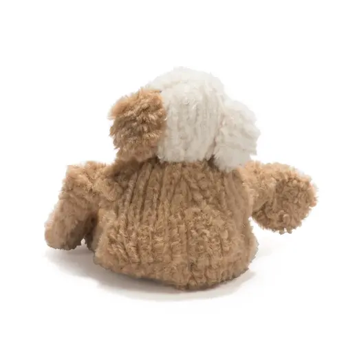 HuggleHounds Lulu HuggleMutt Knottie, stevig duurzaam speelgoed