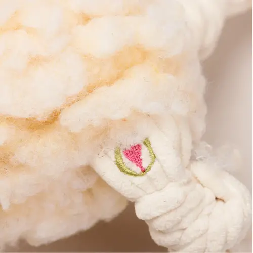 HuggleHounds Louise Lamb HuggleFleece FlufferKnottie , stevig duurzaam speelgoed HuggleHounds Louise Lamb HuggleFleece FlufferKnottie , stevig duurzaam speelgoed