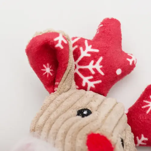 HuggleHounds Jingle all the Way Rudy Christmas Knottie, stevig duurzaam speelgoed HuggleHounds Jingle all the Way Rudy Christmas Knottie, stevig duurzaam speelgoed