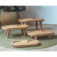 Eikenhouten Tray voor AVA bowls