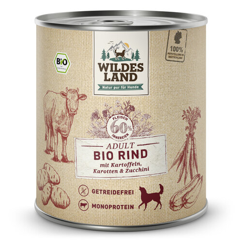 Wildes Land BIO Rund 800 gram Wildes Land BIO Rund 800 gram