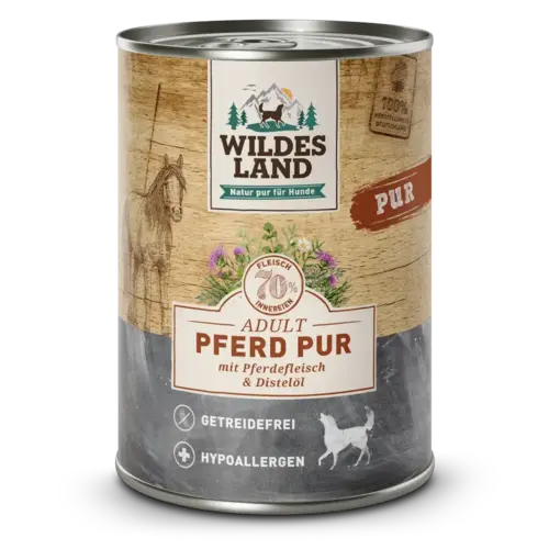 Wildes Land Paard PUUR 400 gram