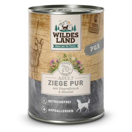 Wildes Land Geit PUUR 400 gram