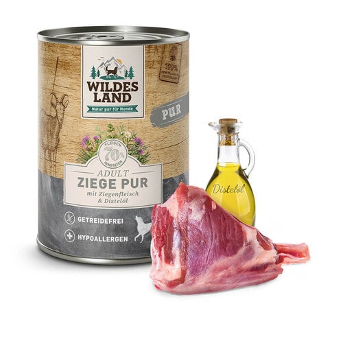 Wildes Land Geit PUUR 800 gram Wildes Land Geit PUUR 800 gram