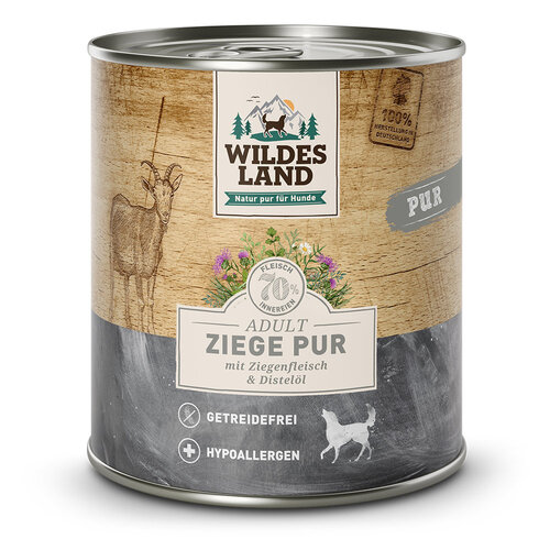 Wildes Land Geit PUUR 800 gram Wildes Land Geit PUUR 800 gram