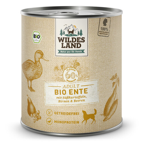 Wildes Land Bio Eend 800 gram Wildes Land Bio Eend 800 gram
