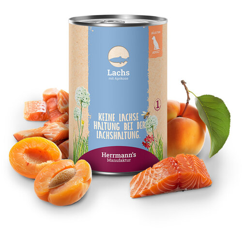 Herrmann's Zalm met abrikoos 400 gram Herrmann's Zalm met abrikoos 400 gram